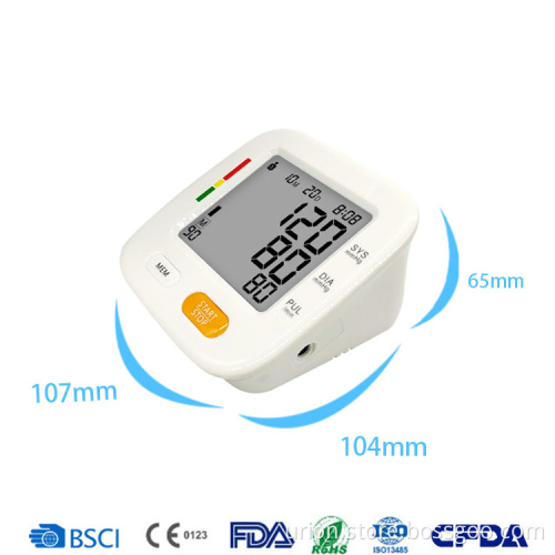 Smart Backlight Arm Type Blood Pressure Monitor